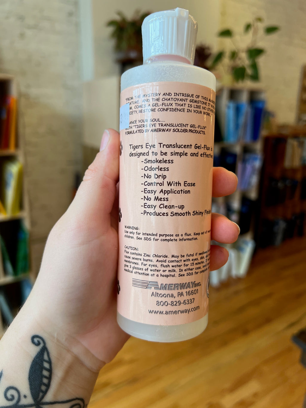 Amerway Tiger's Eye Gel Flux