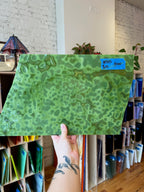[#535] Apple Green Mottle Artisan Glass