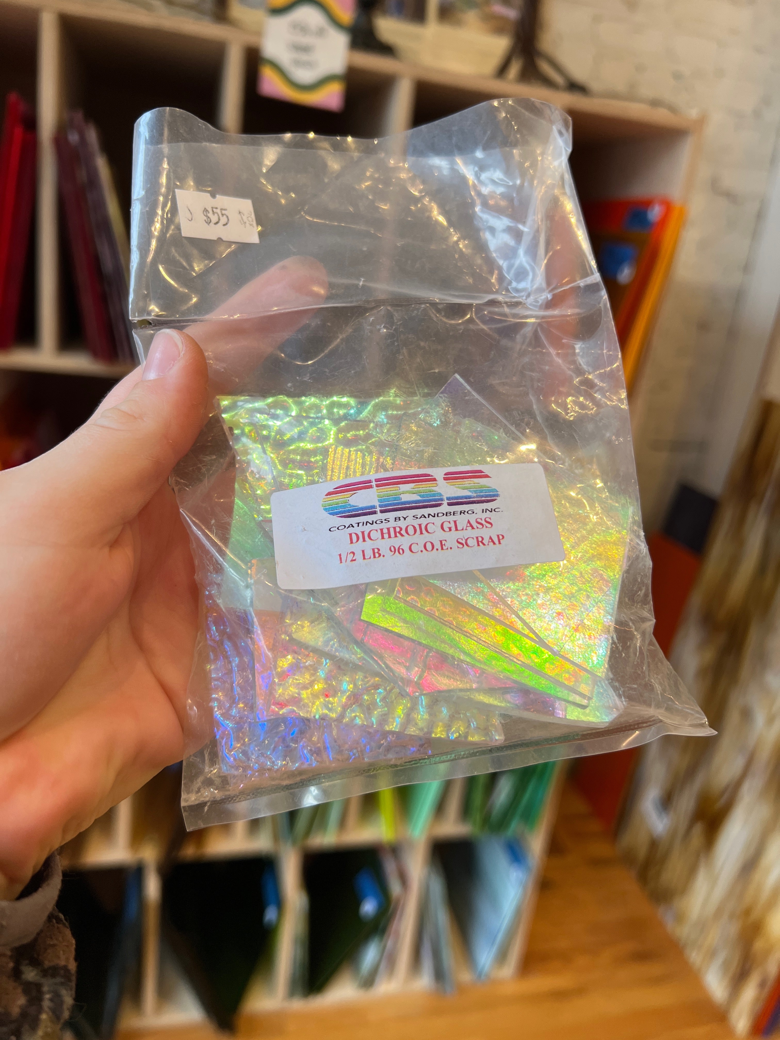 Dichroic Scrap (1/2 lb)