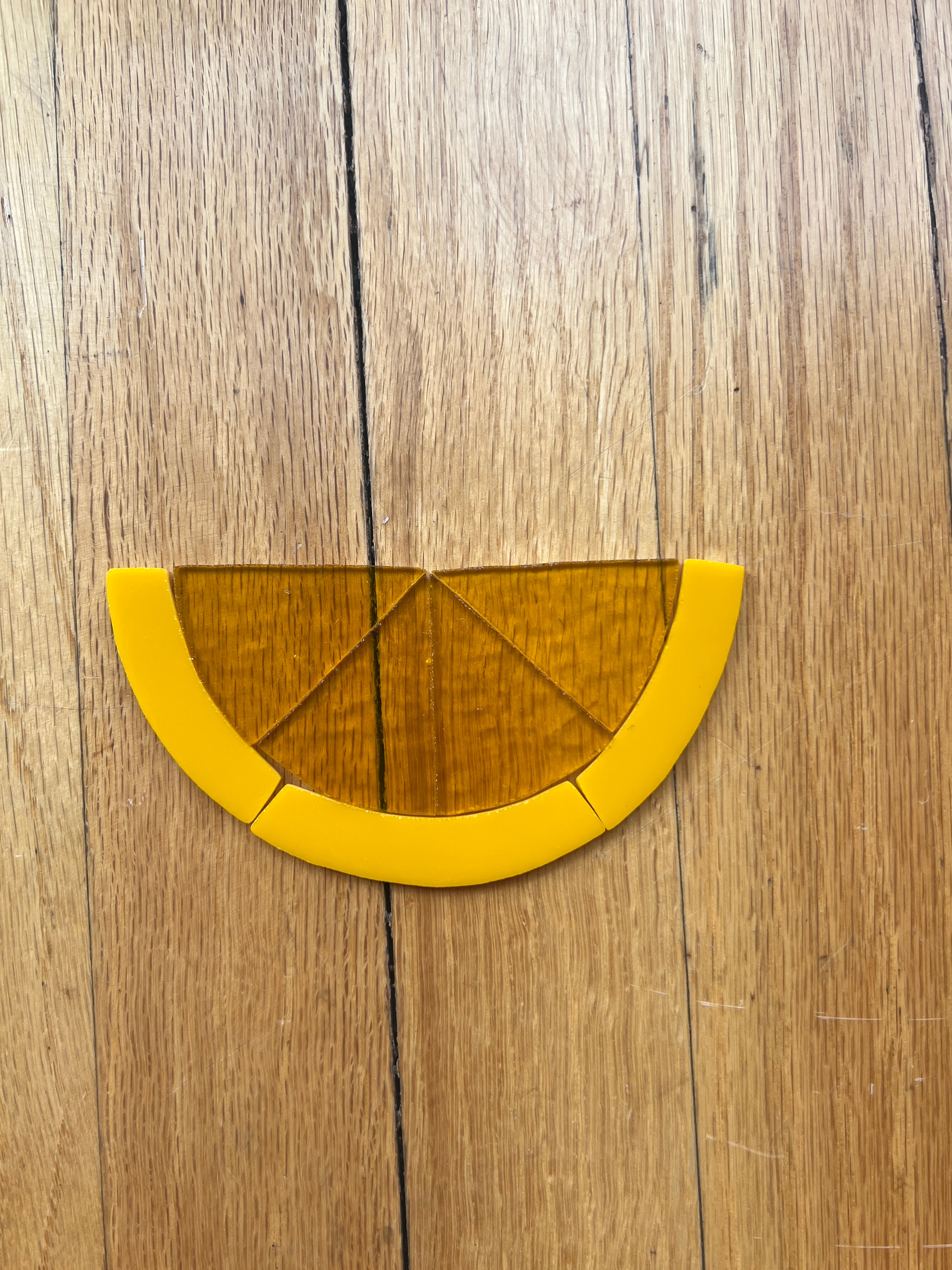 Precut Stained Glass Suncatcher Kit- Lemon
