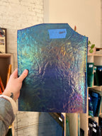 Chicago Art Glass Cobalt Blue Irid