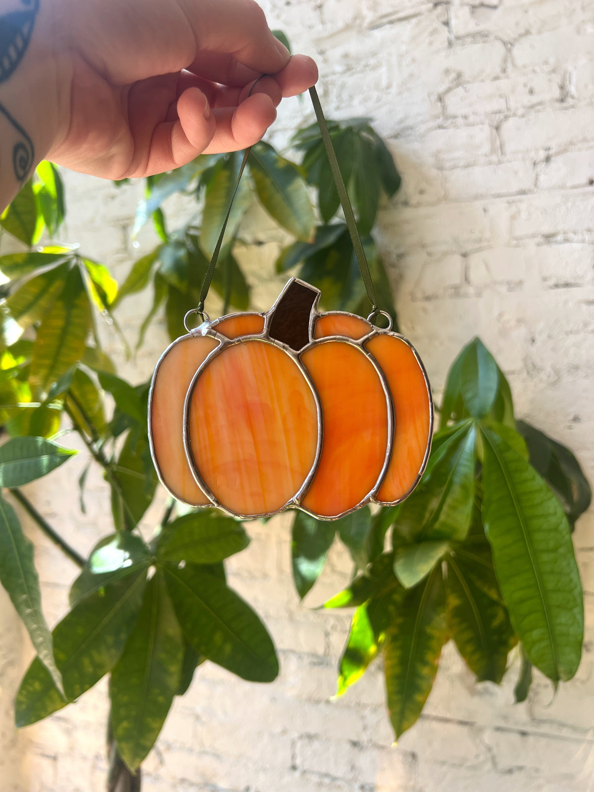 [October 23] Beginner 1 Stained Glass Class- Pumpkin