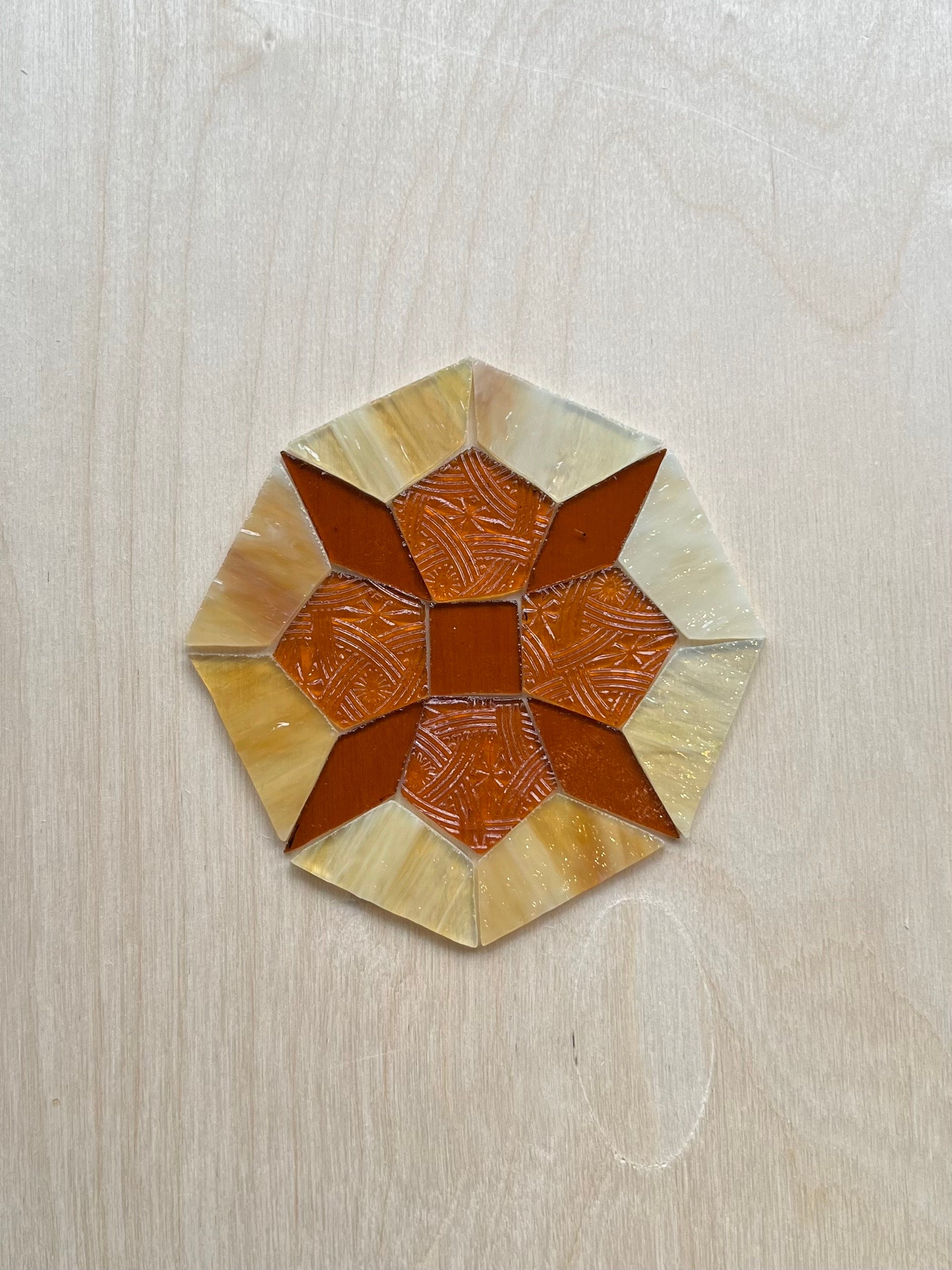 Precut Stained Glass Suncatcher Kit- Leo